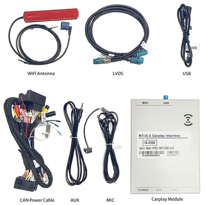 Giao diện video đa phương tiện trên xe ô tô Chơi cho camera sau Mercedes-Benz NTG5.5 W212 W206